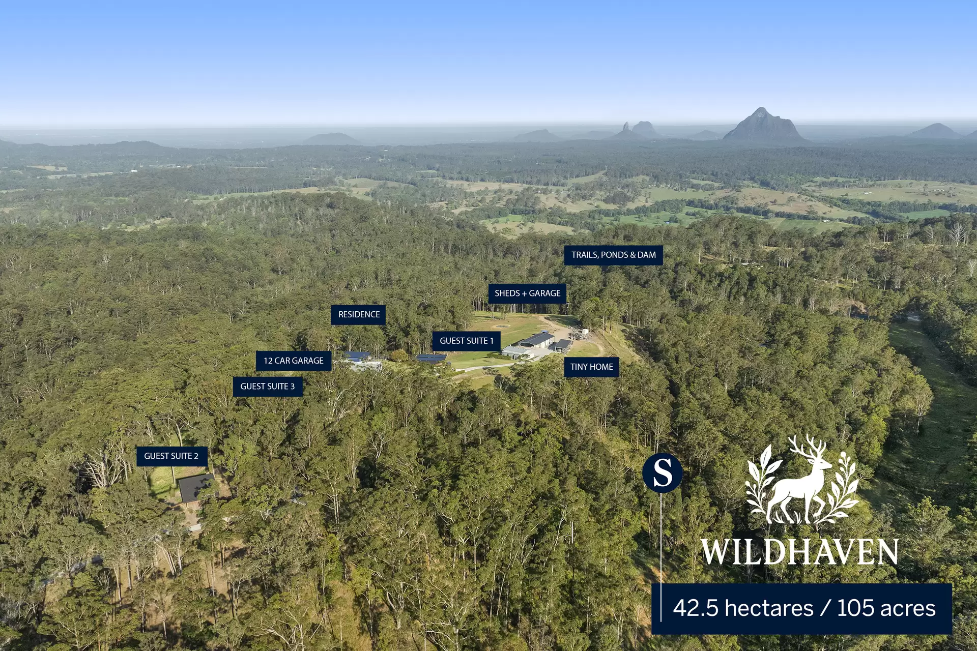 2124 Maleny-Stanley River  Road, Booroobin For Sale by Queensland Sotheby's International Realty - image 1